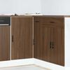 vidaXL Kitchen Base Cabinet Lyon Brown Oak Engineered Wood