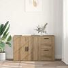 vidaXL Sideboard Artisan oak 100 x 33 x 59.5 cm Engineered wood