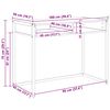 vidaXL Desk with Storage Old Wood 100 x 50 x 75 cm Engineered Wood