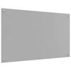 vidaXL Kitchen Backsplash Light grey 100 x 60 x 0.6 cm Tempered Glass