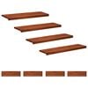 vidaXL Stair Treads 8 pcs 90 x 30 x 2 cm Brown Solid Beech Wood