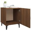 vidaXL Bedside Cabinet Brown Oak Engineered Wood