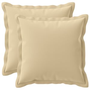 vidaXL Cushion Cover 2 pcs HOUTEN Beige 30 x 30 cm Polyester