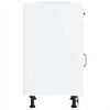 vidaXL Kitchen Base Cabinet Kalmar White Engineered Wood