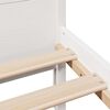 vidaXL Bed Frame without Mattress White 180x200 cm Super King Solid Wood Pine