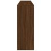 vidaXL Sideboard with LED Lights Brown Oak 162x37x100 cm