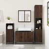vidaXL Bathroom Sink Cabinet Brown Oak 90x33x60 cm Engineered Wood