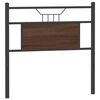 vidaXL Replace Headboard Brown Oak 75 cm Engineered Wood and Steel