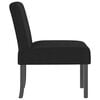 vidaXL Slipper Chair Black Velvet
