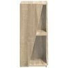 vidaXL Side Shelf Sonoma Oak 33 x 32 x 70.5 cm Engineered Wood