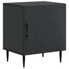 vidaXL Bedside Cabinet Black 43 x 34.5 x 50 cm Engineered Wood