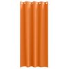 vidaXL Blackout Curtains with Rings 2 pcs Bright Orange 245 x 140 cm