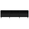 vidaXL TV Cabinet Black Oak 150 x 30 x 45 cm Engineered Wood