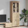 vidaXL Highboard FLORIN Sonoma Oak 60 x 35 x 182 cm Engineered Wood