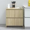 vidaXL Sideboards 2 pcs Sonoma Oak 70x41x75 cm Engineered Wood