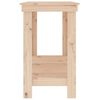 vidaXL Work Bench 140x50x80 cm Solid Wood Pine