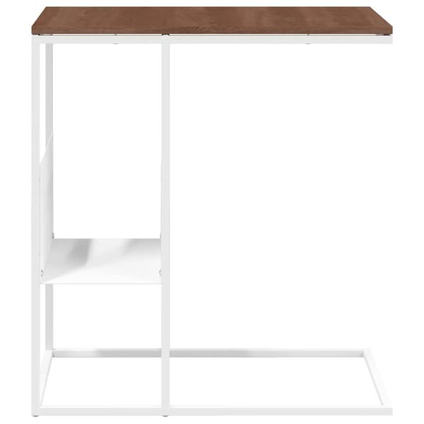 vidaXL Side Table white 55x36x59.5 cm Engineered Wood