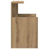 vidaXL Bedside Cabinet Artisan Oak 40 x 35 x 60 cm Engineered Wood