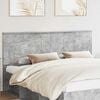 vidaXL Headboard Concrete Grey 200 cm Engineered Wood