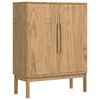 vidaXL Sideboard FLORO Wax Brown 70 x 30 x 70.5 cm Solid Pine Wood