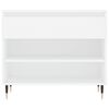vidaXL Shoe Cabinet White 70x36x60 cm Engineered Wood