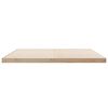 vidaXL Floor Bed Frame Natural 213.5 x 184 x 9 cm Solid Pine Wood