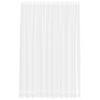 vidaXL Lace Curtain with Curtains Floral White 260 x 300 cm Polyester