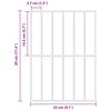 vidaXL Rectangular Tile 20 pcs Pink 29 x 23 x 0.08 cm