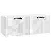 vidaXL Wall-Mounted TV Cabinet High Gloss White 78.5 x 31 x 30 cm