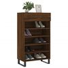 vidaXL Shoe Cabinet Brown Oak 60x35x105 cm Engineered Wood
