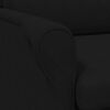vidaXL Armchair Black 76 x 94 x 102 cm Microfibre