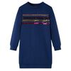 vidaXL Kids'Sweatshirt Dress Navy 116