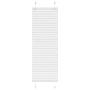 vidaXL Pleated Blind White 45x100 cm Fabric Width 44,4 cm Polyester