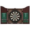 vidaXL Professional Dart Set with Dartboard and Cabinet Sisal Steel