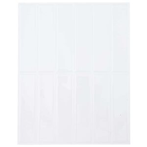 vidaXL Rectangular Tile 10 pcs White 29 x 23 x 0.08 cm