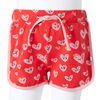 Kids' Shorts with Drawstring Red 104