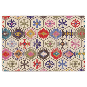 vidaXL Rug Washable Multicolour 120x180 cm Anti Slip