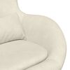 vidaXL Egg Chair Cream 63 x 73 x 90 cm Velvet