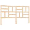 vidaXL Bed Headboard 186x4x104 cm Solid Wood Pine