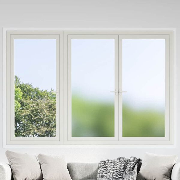 vidaXL Window Films 5 pcs Static Frosted Grey PVC