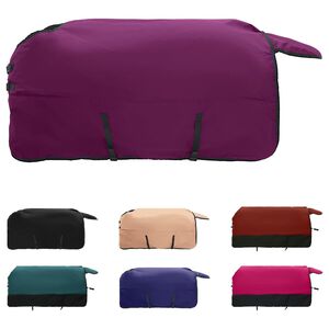 vidaXL Horse Blanket Full Purple 95 cm Polyester