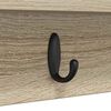 vidaXL Wall-Mounted Coat Rack Sonoma Oak 80 x 10.5 x 18 cm