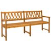 vidaXL Outdoor Bench 2 -Seater 180 x 56 x 90 cm Solid Acacia Wood