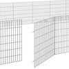vidaXL Free Range Animal Enclosure 48-Panel 54x60 cm Galvanised Iron