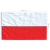 vidaXL Poland Flag 90x150 cm