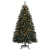 vidaXL Artificial Christmas Tree 300 LEDs 210 cm