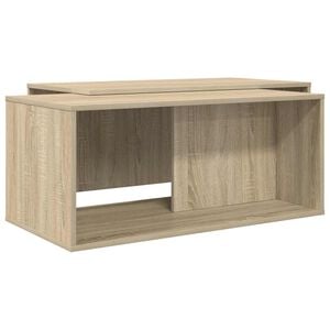 vidaXL Coffee Table Set 2 pcs Sonoma Oak 90 x 48 x 40 cm