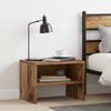 vidaXL Bedside Cabinet 2 pcs Old wood 40 x 40 x 30 cm Engineered wood