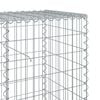 vidaXL Gabion Basket with Cover 1200x50x100 cm Galvanised Iron