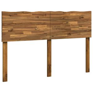 vidaXL Live Edge Headboard ROSTOCK Natural 140 cm Solid Acacia Wood